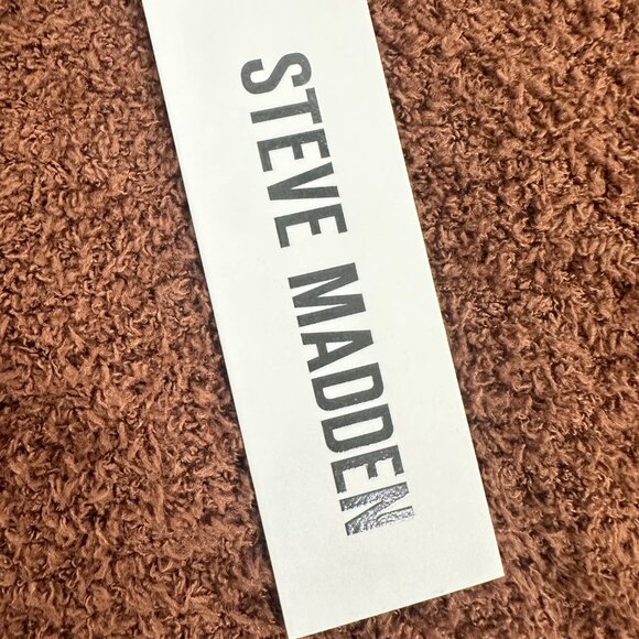 NEW! Steve‎ Madden Chenille Sleep Tank Top Brown XL $34 Polyester Square Neck - Picture 4 of 12